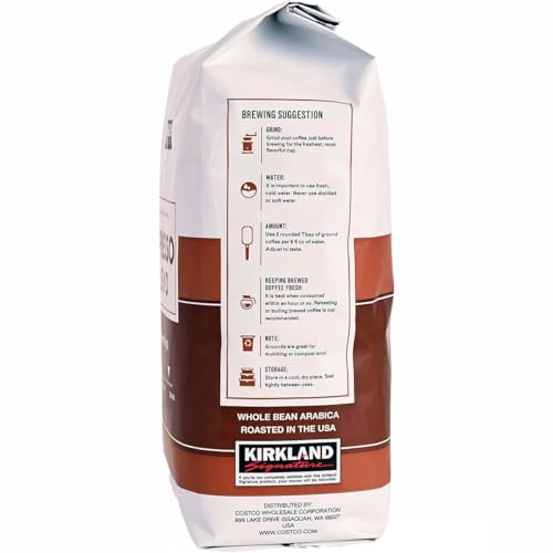 Kirkland Signature Whole Bean Coffee Espresso Blend, 1.13kg