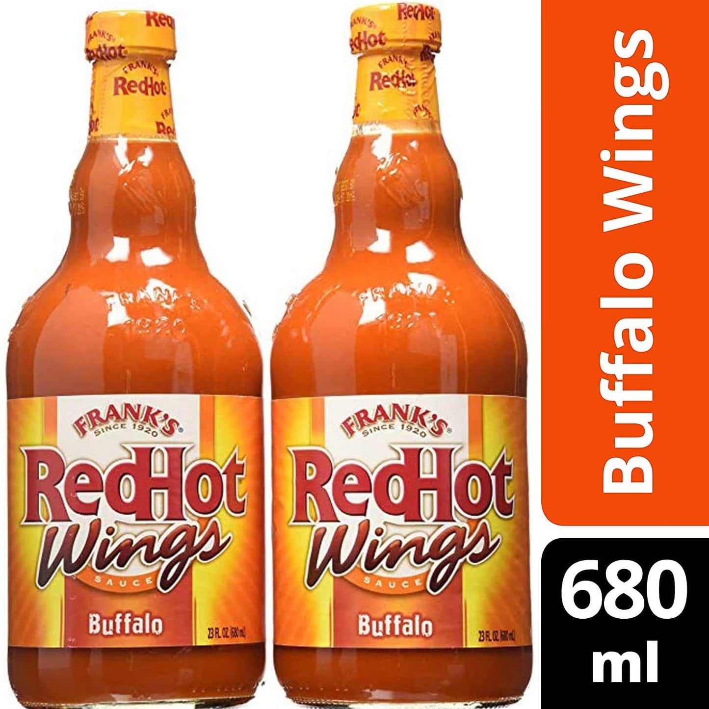 Frank's Redhot Buffalo Wing Sauce, Pepper, 1360 millilitre(680 ml X Pack of 2)