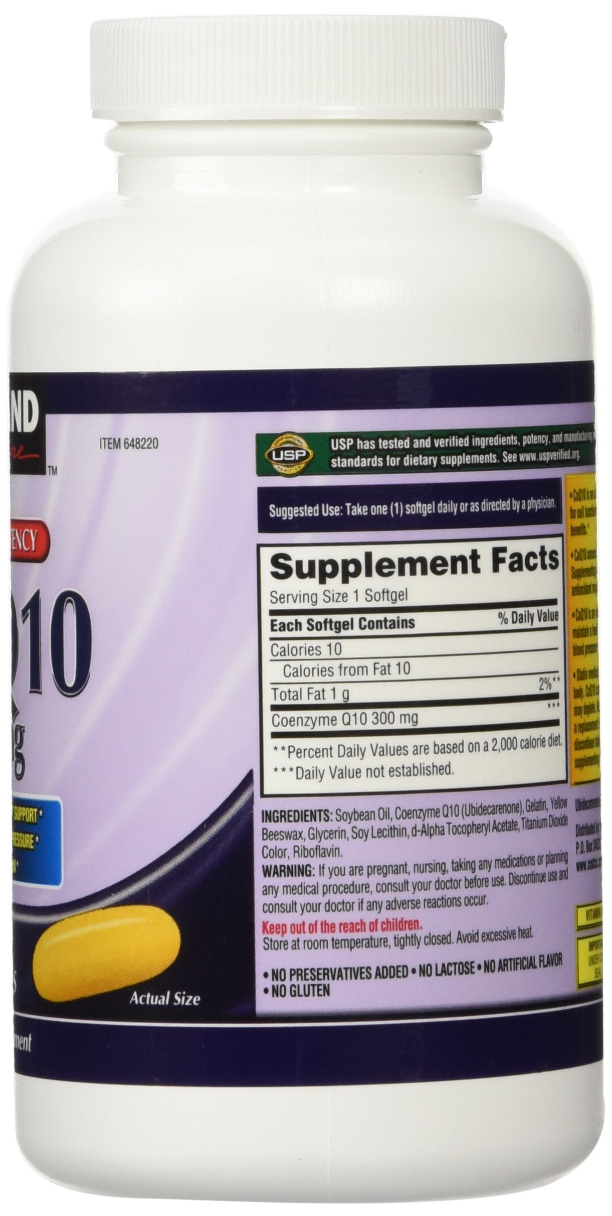 Kirkland Signature CoQ10 300 mg, 200 Softgels by Kirkland Signature