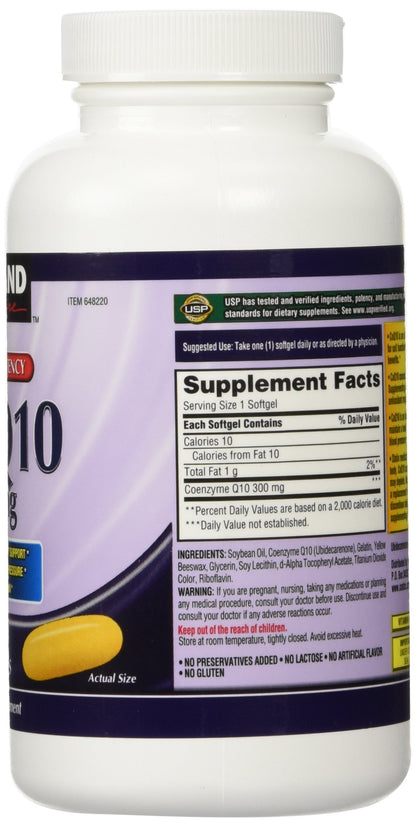 Kirkland Signature CoQ10 300 mg, 200 Softgels by Kirkland Signature