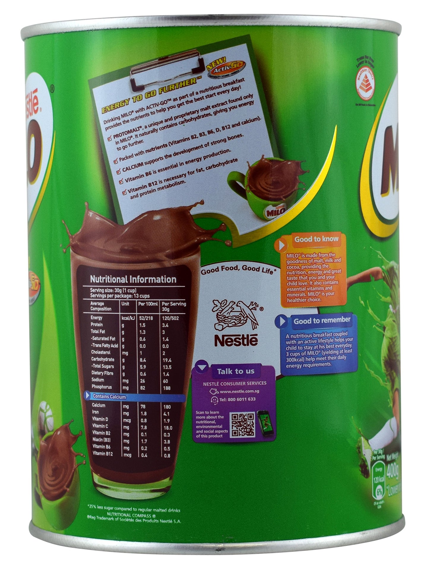 Nestle Milo Drink - 3 x 400gm