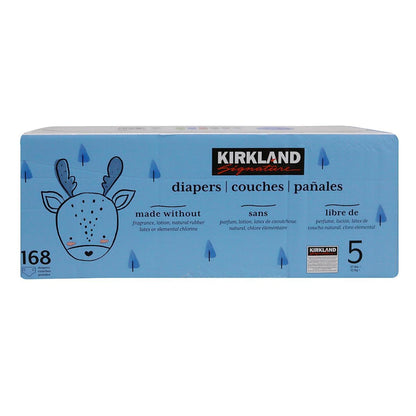 Kirkland Signature Diapers, Size 5 (168-Count)
