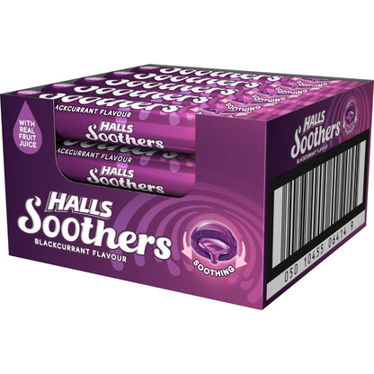 Halls Soothers Blackcurrant, 3 x 45 g