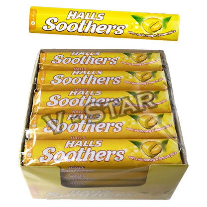 Halls Soothers Blackcurrant, 3 x 45 g