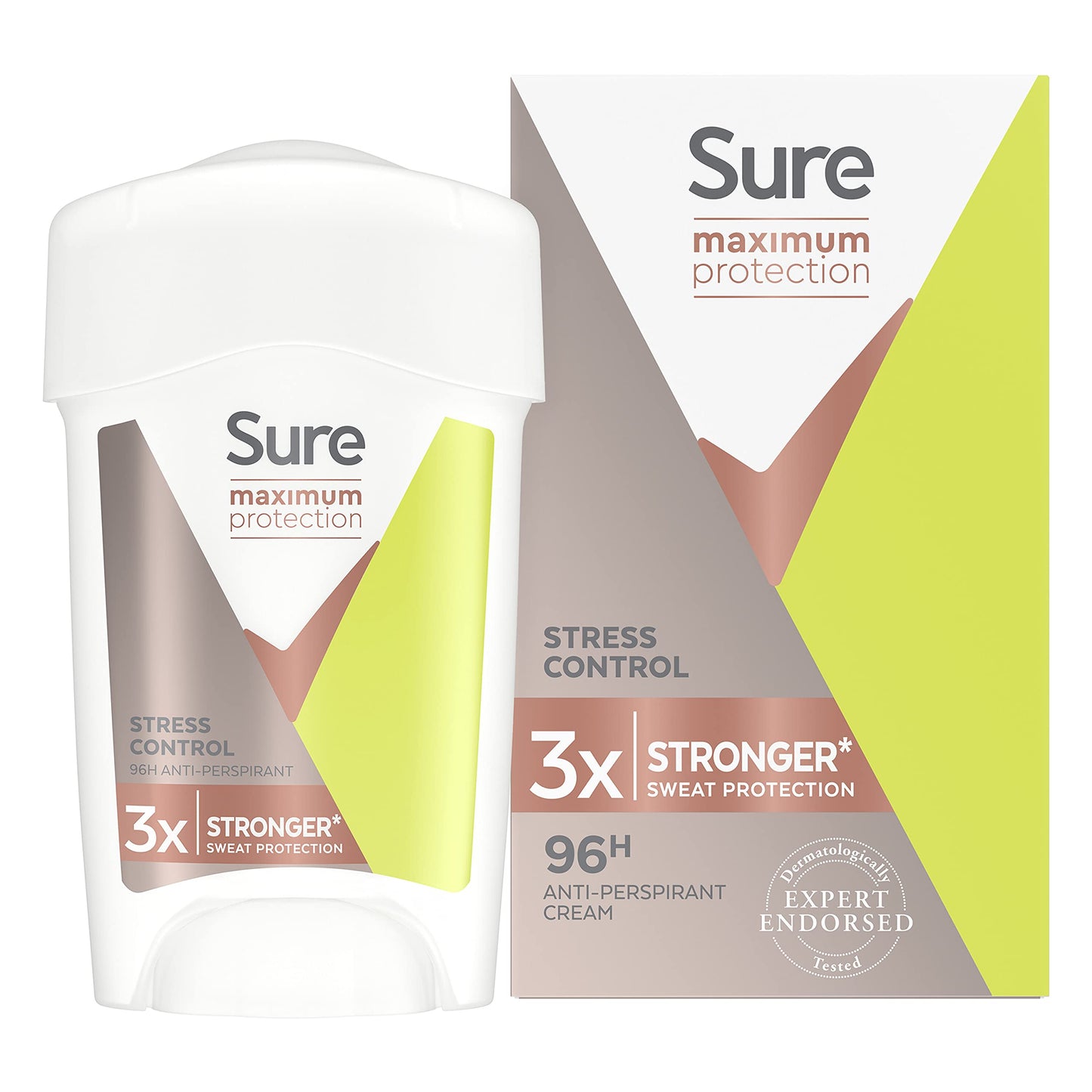 Sure Maximum Protection Stress Control Anti-perspirant Cream Stick 45 ml