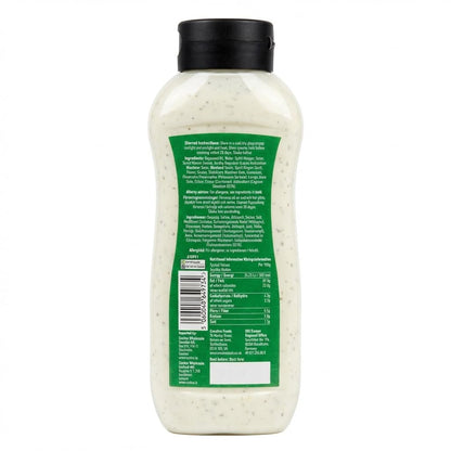 Garlic & Herb Sauce 930ml – Creamy Dip or Drizzle Sauce for Pizza, Fries, Wraps, Burgers and Snacks