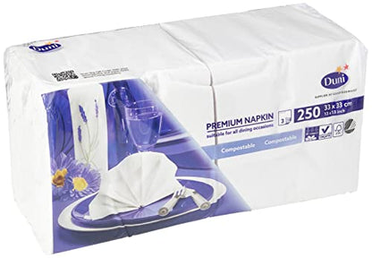 Duni 250 Premium Napkins, 33 cm, 3-Ply