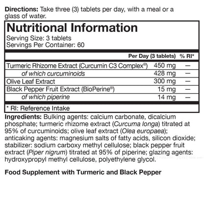 Youtheaory Turmeric Advanced Formula -180 Count