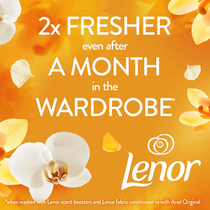 Lenor Laundry Perfume Scent Booster 735g, Gold Orchid, Non-Stop Freshness Up to 12 Weeks in Storage, Granules
