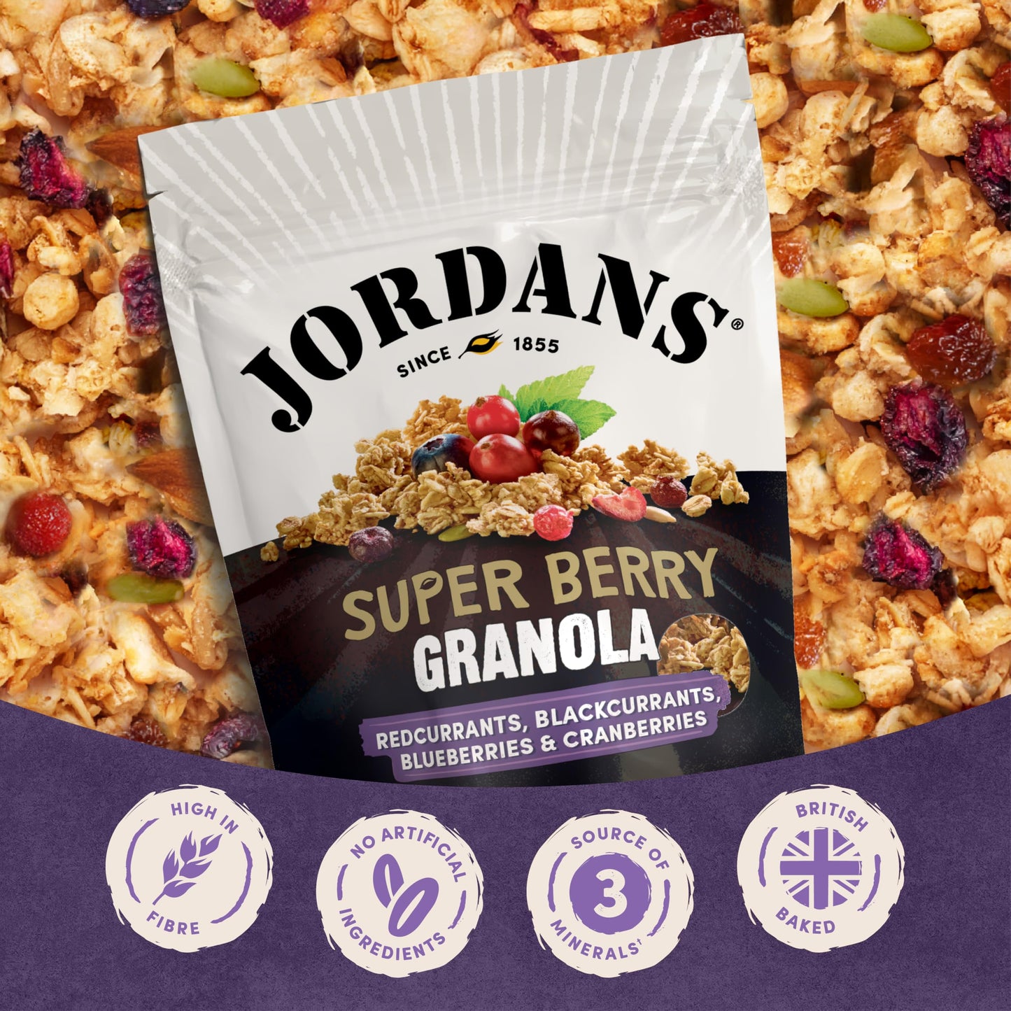 Jordans Granola Super Berry | Breakfast Cereal