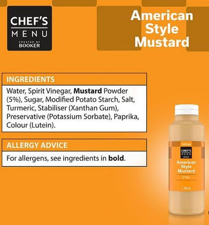 Chef's Menu American Style Mustard 1 litre