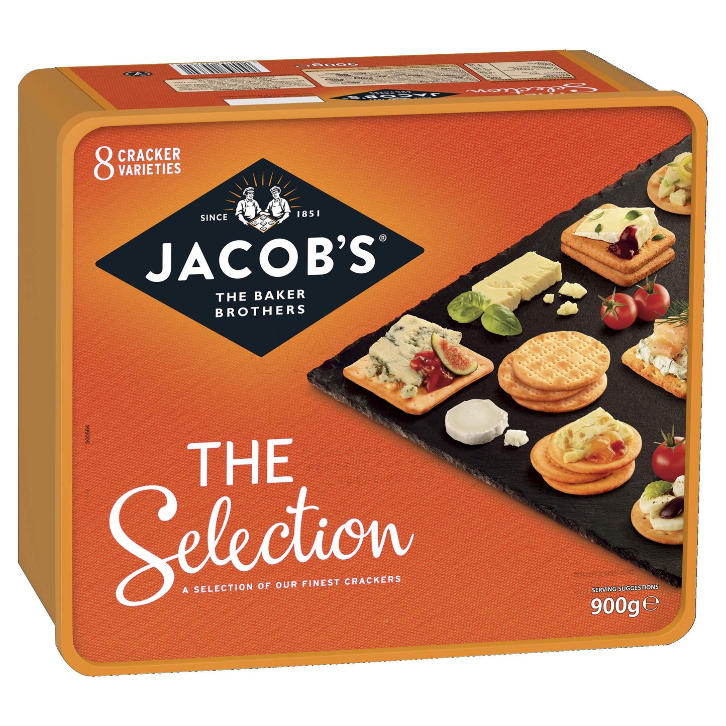 Jacob's Biscuits for Cheese Tub Crackers, 900g