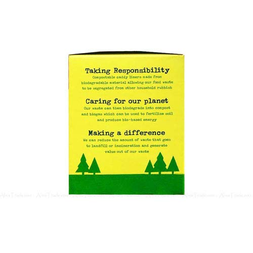 BioSack Paclan BioSack Compostable Food Caddy Liners Kitchen Waste Rolls, 2 kg