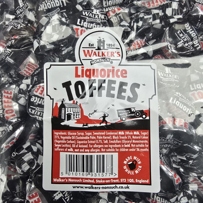 Walkers Nonsuch Traditional Liquorice Toffee ( 2.5kg Bag)