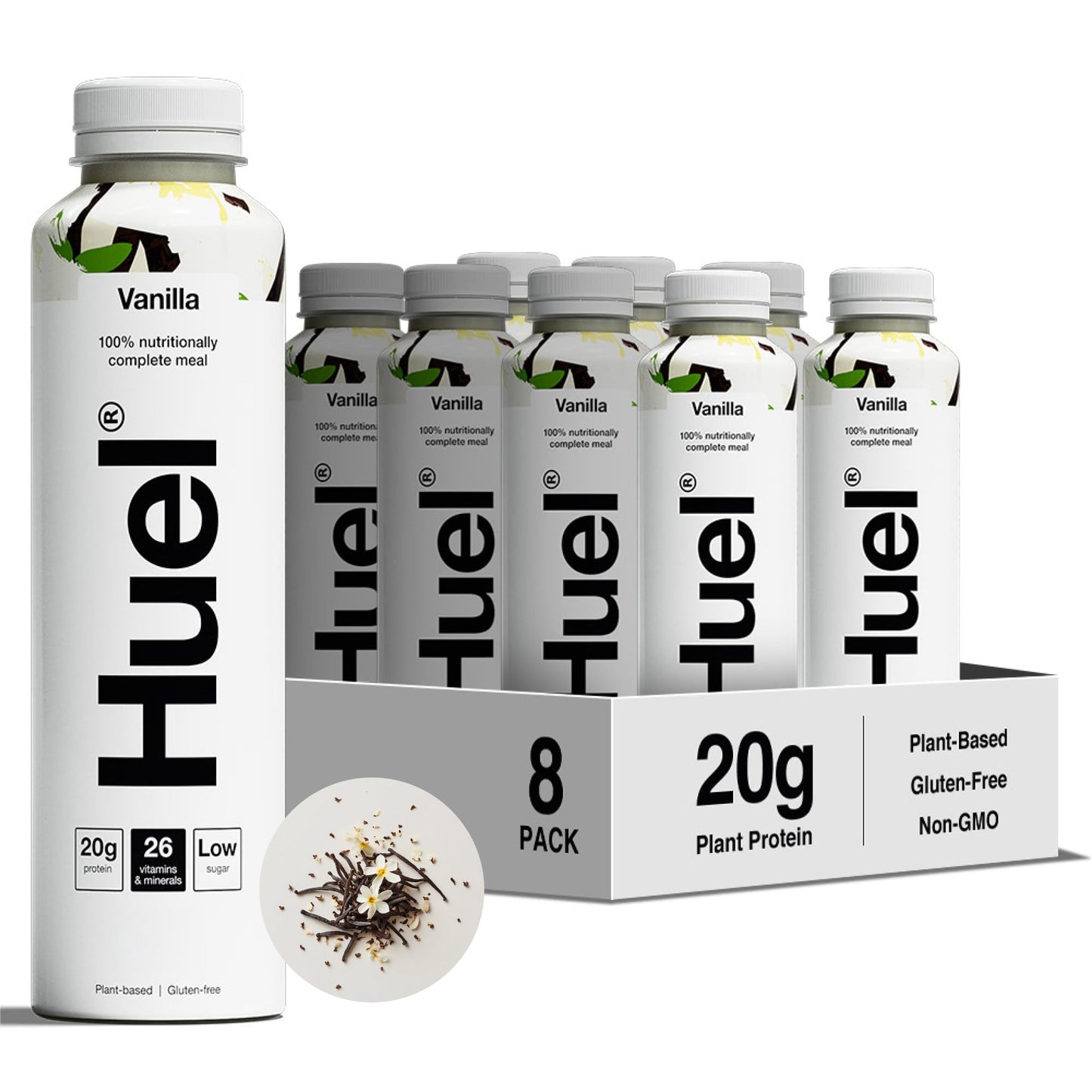 Huel Ready-to-drink Meal, Protein Shakes, Pre-Portioned Meal, 20g of Protein per Bottle, Rich in Essential Vitamins, Minerals and Fibre Meal Replacement Shake