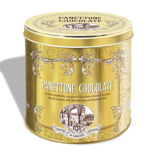 Pearl Trading Lazzaroni Chiostro Di Saronno Chocolate Panettone, 1kg (product of Italy)