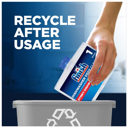 Finish Dishwasher Machine Cleaner | Lemon | 6 Washes (250ml x 6) |Deep Cleans and Helps to prolong life of your dishwasher