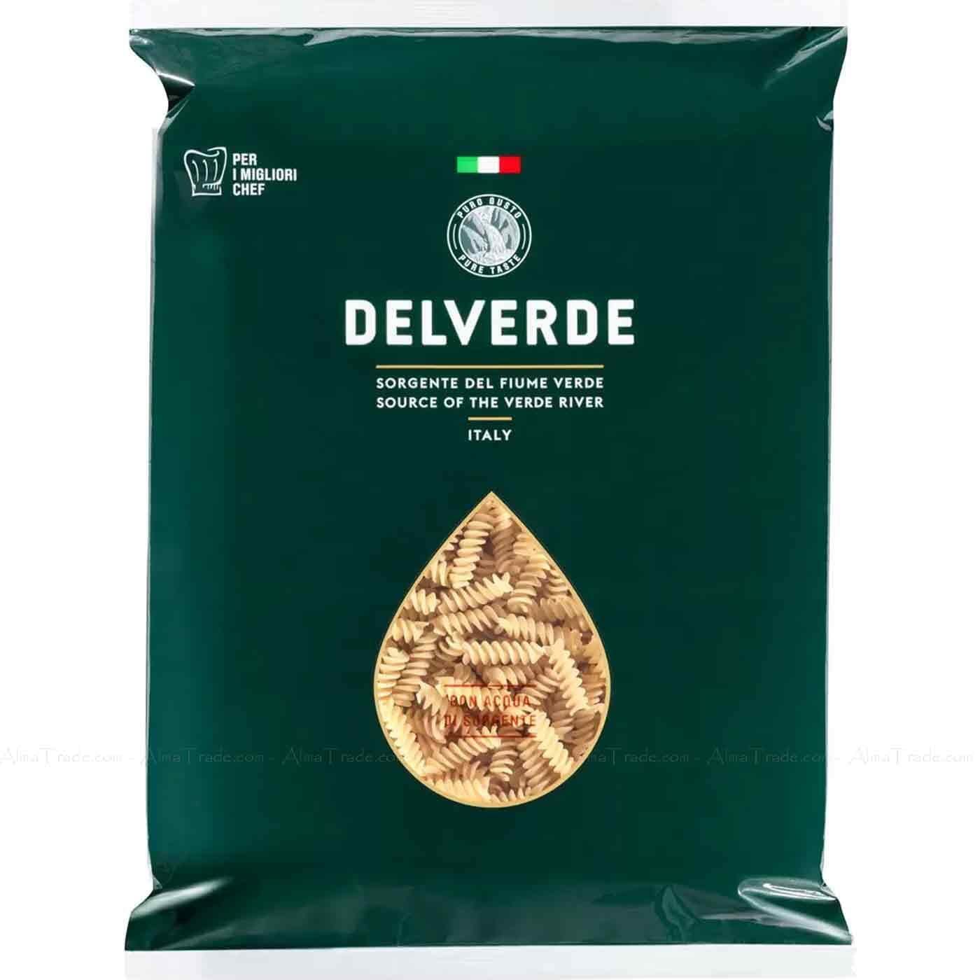 Delverde Fusilli Italian Durum Wheat Semolina Pasta Verde River 3kg | Bigger Pack | Ideal for Parties & Catering | Sold by ESSENTIAL PRODUCTS