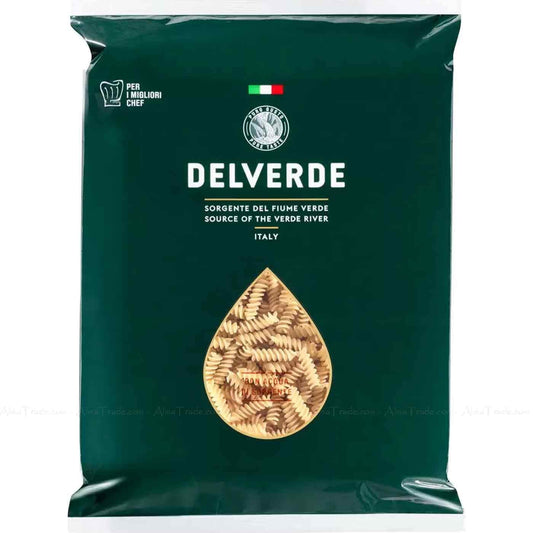 Delverde Fusilli Italian Durum Wheat Semolina Pasta Verde River 3kg | Bigger Pack | Ideal for Parties & Catering | Sold by ESSENTIAL PRODUCTS