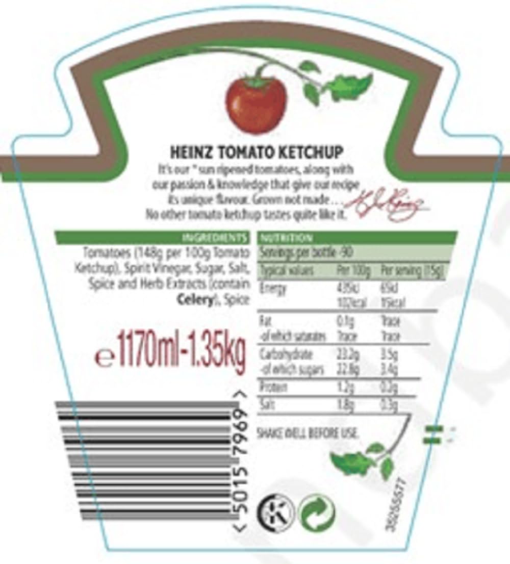 Heinz Tomato Ketchup 1.35kg