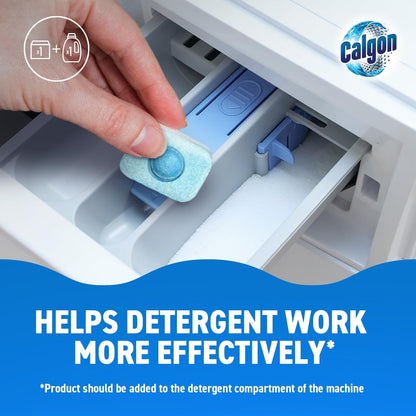 Calgon 4-in-1 Washing Machine Cleaner and Water Softener Tablets