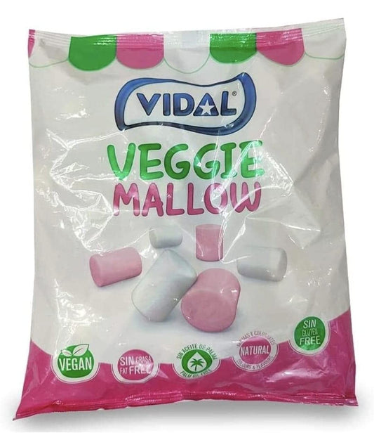 Vidal Bag Veggie Marsh Mallows Vegan Gluten Free 1Kg