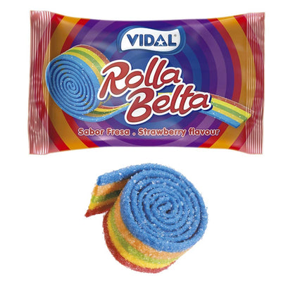 Vidal Rainbow Rolla Belta (Pack of 1, Total 24 Pieces)