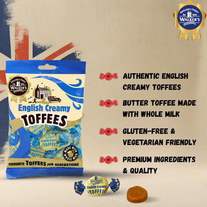 Walkers English Creamy Toffees 150g