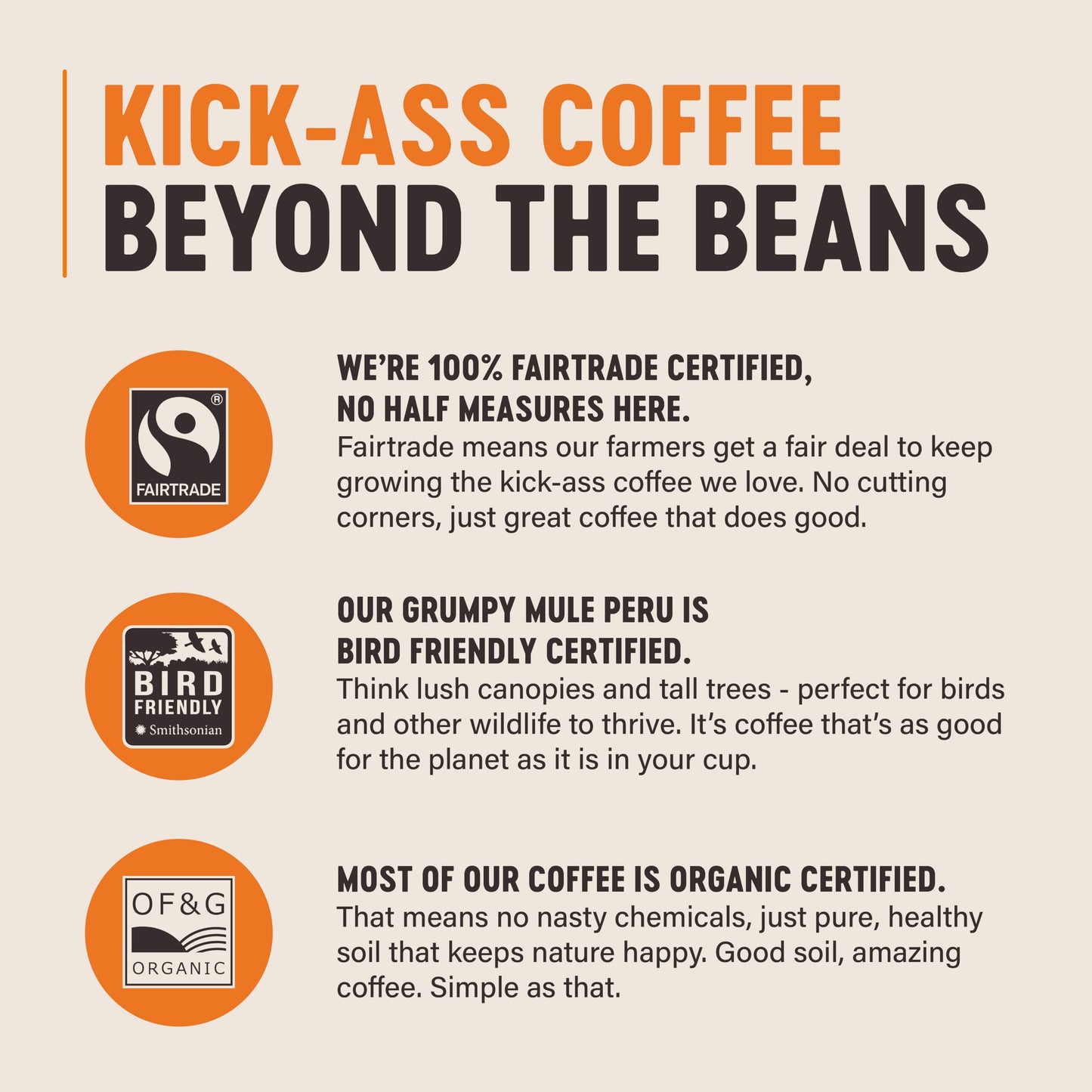 Grumpy Mule Kick-Ass House Blend Ground Coffee