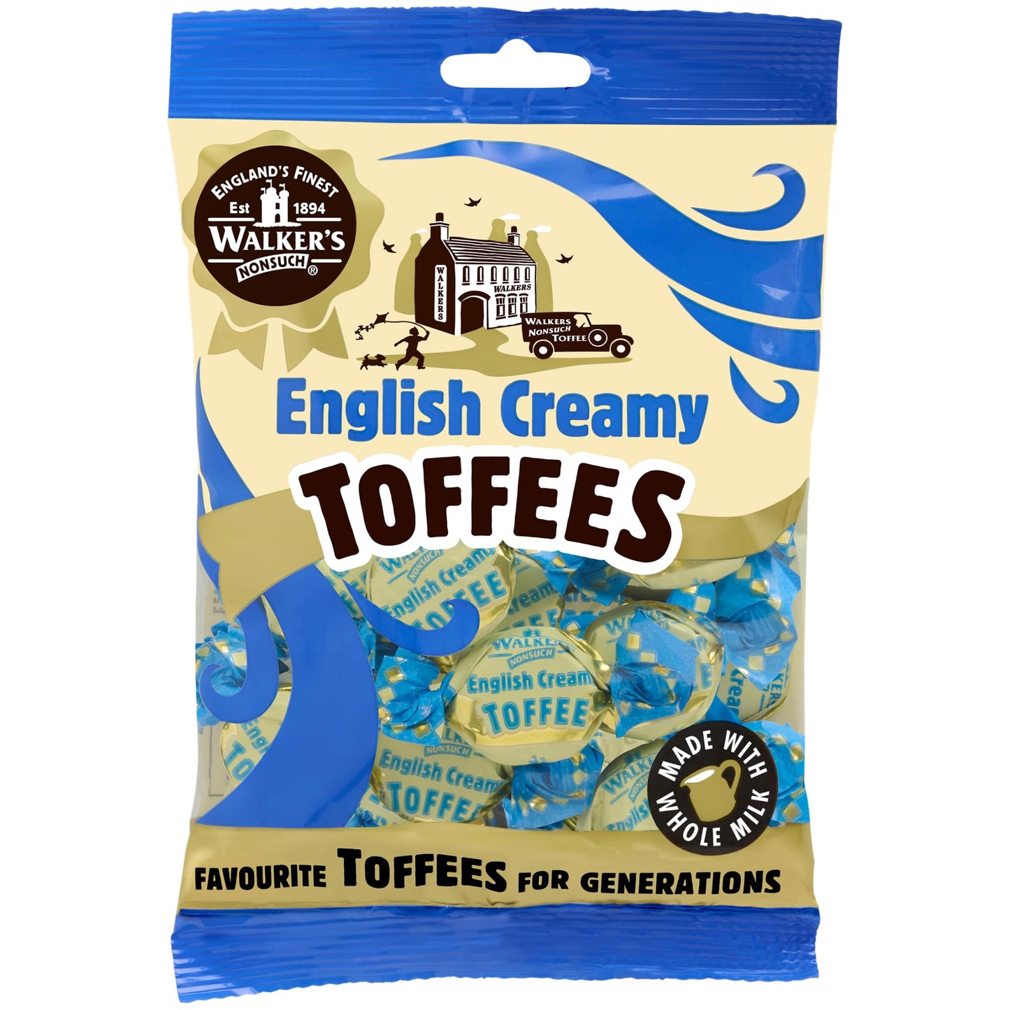 Walkers English Creamy Toffees 150g