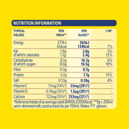 Nesquik Chocolate Flavoured Milkshake Powder, with Vitamin C & D, 1kg Tub (Pack of 1)