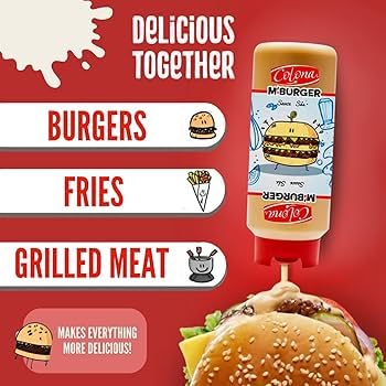 Colona M'Burger Sauce 840g – Rich & Creamy Burger Sauce