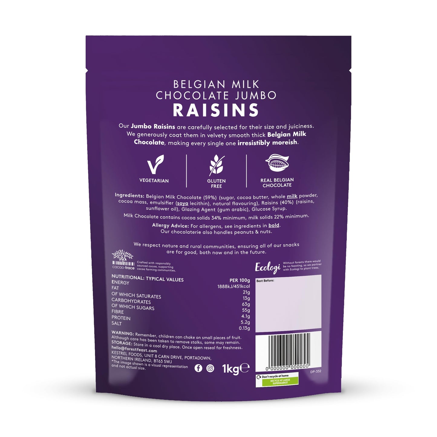 FOREST FEAST Belgian Chocolate Brazil Nuts