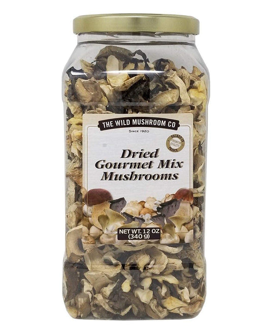 The Wild Mushroom Co. Dried Gourmet Mix European Mushrooms 12 Ounces (340g) - 10 Pack
