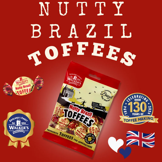 Walkers Nonsuch Nutty Brazil Toffees 150g