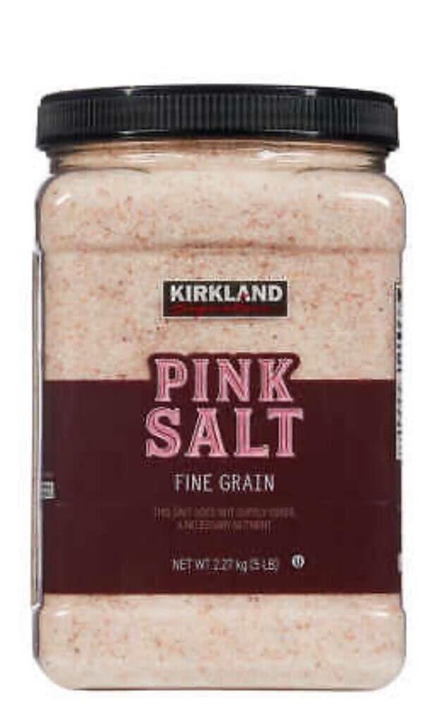 Kirkland Pink Salt, Fine Grain Himalayan, 2.27 kg Sold and Packed by House of Tapes
