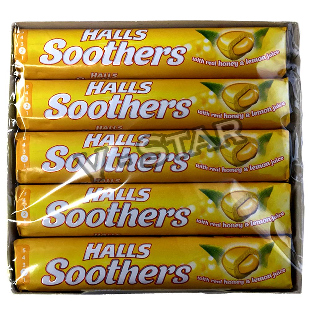 Halls Soothers Blackcurrant, 3 x 45 g