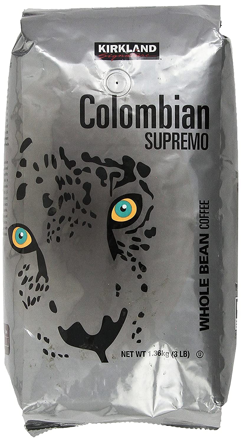Kirkland Signature Colombian Supremo Whole Bean Coffee 908 gram