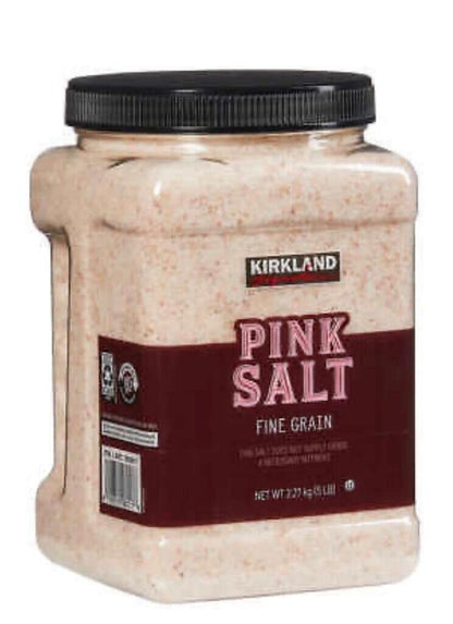 Kirkland Pink Salt, Fine Grain Himalayan, 2.27 kg Sold and Packed by House of Tapes