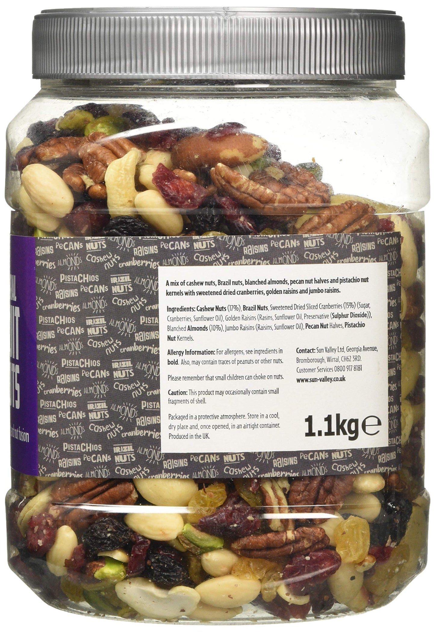 Sun Valley Mixed Fruit & Nuts, Premium Quality Fresh Natural, 1.1 kg