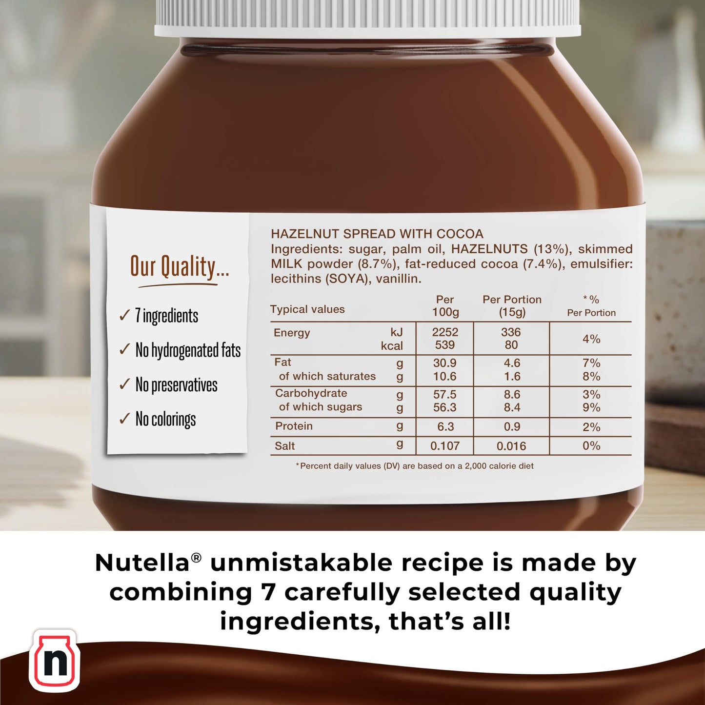 Nutella Hazelnut Chocolate Spread