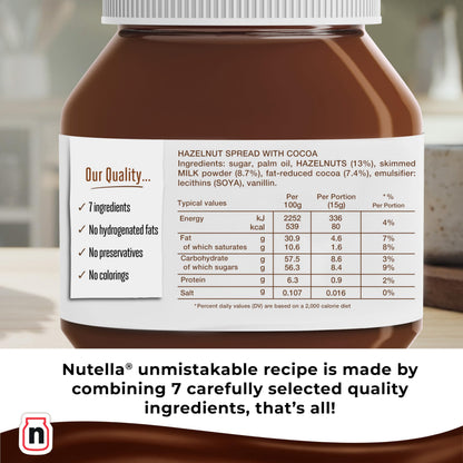 Nutella Hazelnut Chocolate Spread
