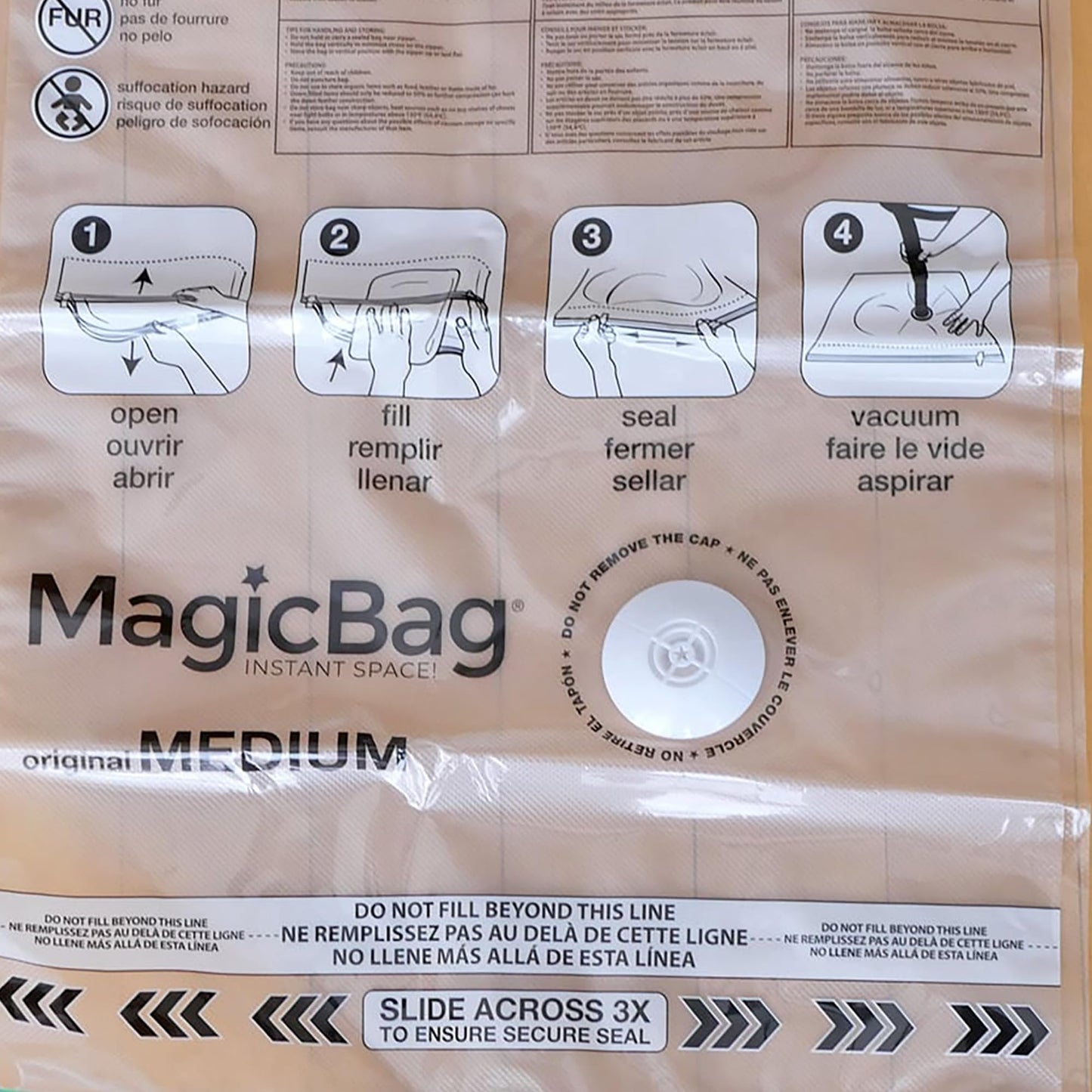 Magicbag 15 Pack Magic Bag Space Bag 4 Size Storage Bags