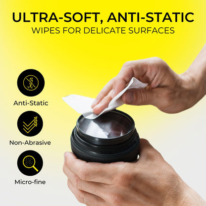 Lens Wipes - Professional Grade Isopropyl Alcohol Towelettes
