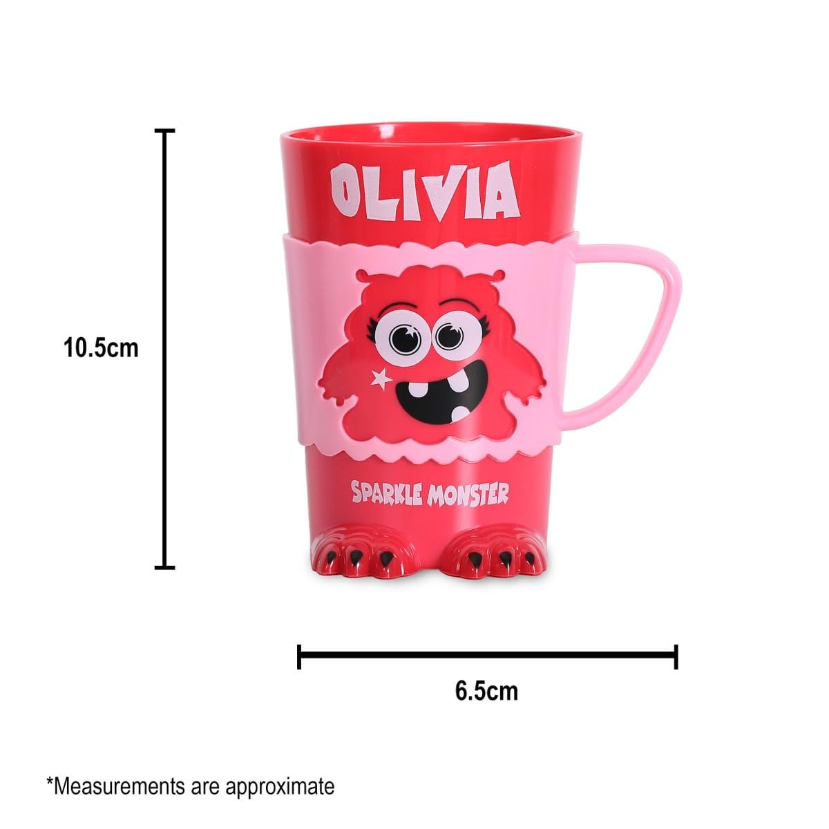 Personalised Monster Mug – Pre Personalised with Popular Names Funny Monster Shaped - Unique Gift for Birthdays, Halloween, or Christmas