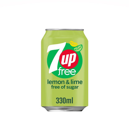 7UP Free, 330 ml (Pack of 24)