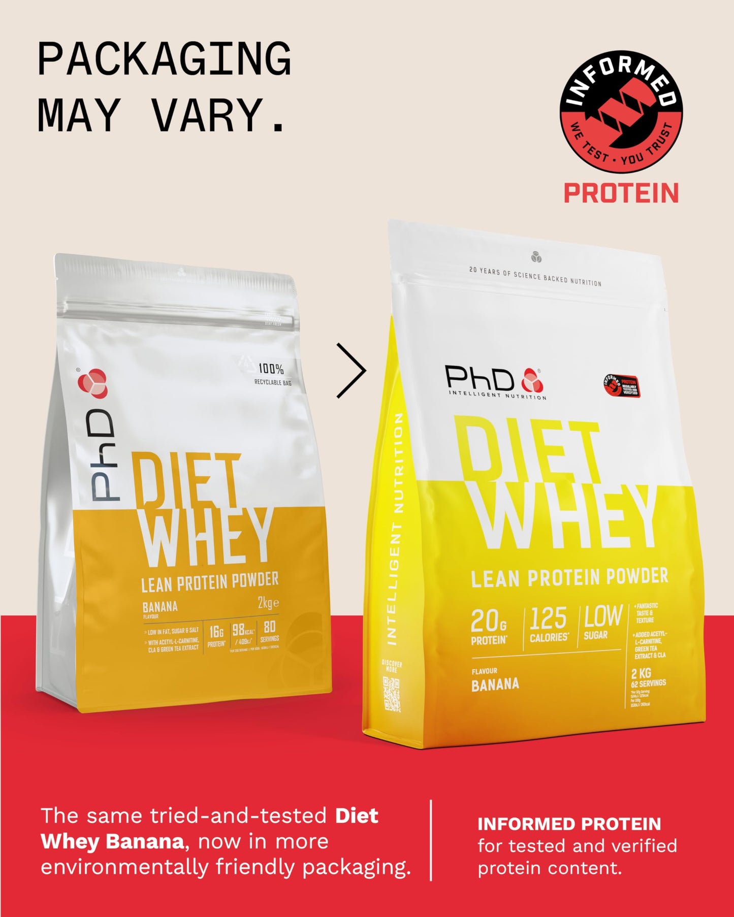 PhD Nutrition Diet Whey High Protein Lean Matrix, Whey Protein Powder, High Protein