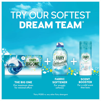 Fairy Non Bio The Big One PODS®, Washing Liquid Laundry Detergent Capasules, 35 Washes, 2X Stain Removal, Huggably Soft For Sensitive Skin